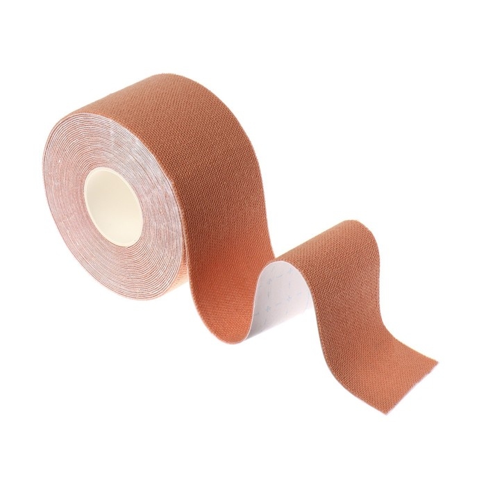 Кинезио - тейп, 3,8 см &times; 5 м, цвет бежевый