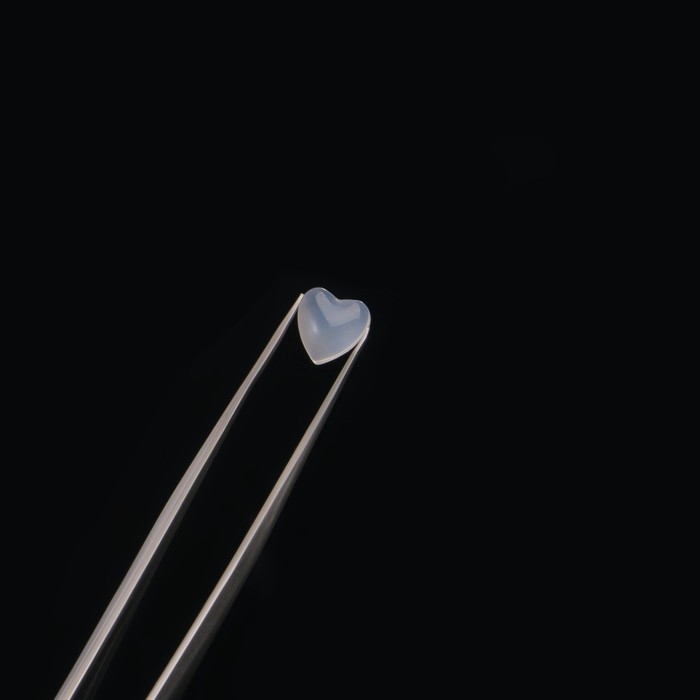 Фигурки для дизайна ногтей &laquo;Твоё сердце&raquo;, объёмные, меняют цвет, цвет полупрозрачный