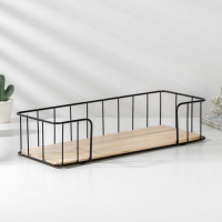 Полка Доляна &laquo;Санни&raquo;, 7,8&times;34,7&times;13 см, цвет чёрный