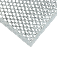 Тряпка для зачистки металла, CARTAGE, металлическая, 2 слоя, 20&times;20 cм, набор 5 шт