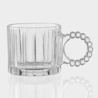 Кружка &laquo;Крис&raquo;, 250 мл, 13&times;7 см, стекло, прозрачная