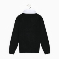 Джемпер-обманка для девочки, цвет чёрный, рост 152-158см Джемпер-обманка для девочки, цвет чёрный, рост 152-158см