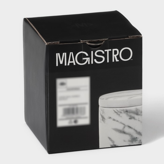 Сахарница фарфоровая Magistro Real Marble, 250 мл, 8,5×9 см Сахарница фарфоровая Magistro Real Marble, 250 мл, 8,5×9 см