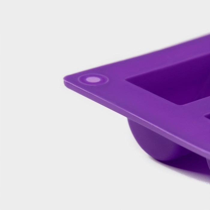 Форма для выпечки Доляна «Батончик», силикон, 30×17,5 см, 20 ячеек (6,5×2,5×2 см), цвет фиолетовый Форма для выпечки Доляна «Батончик», силикон, 30×17,5 см, 20 ячеек (6,5×2,5×2 см), цвет фиолетовый