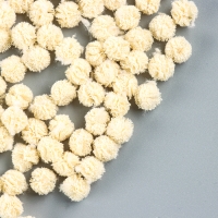 Набор деталей для декора &laquo;Бомбошки&raquo;, 100 шт., размер одной шт. &mdash; 1 см, цвет кремовый