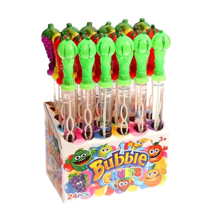 Мыльные пузыри &laquo;Фрукты&raquo;, 100 мл, цвета МИКС