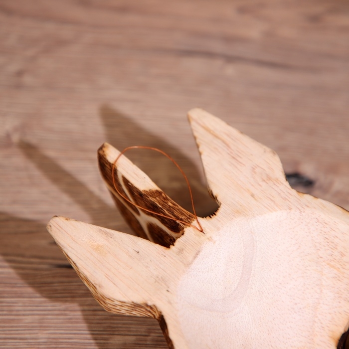 Маска "Жираф" дерево 27 см