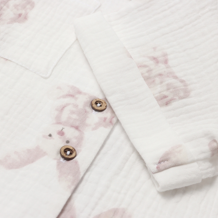 Пижама детская MINAKU Пижама детская MINAKU "Bunny", цвет белый, рост 98 см