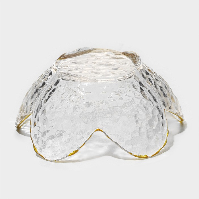 Миска стеклянная фигурная &laquo;Цветок&raquo;, 60 мл, 9&times;4 см