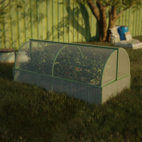 Теплица (каркас) &laquo;Хлебница&raquo;, 2 &times; 0,9 &times; 1,1 м, металл, профиль 20 &times; 20 мм, без поликарбоната