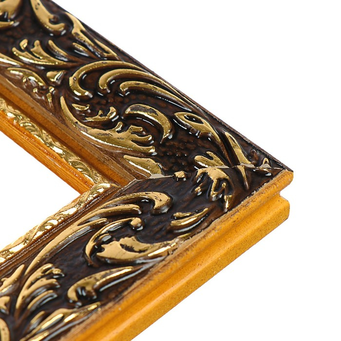 Рама для картин (зеркал) 40 х 40 х 4 см, дерево Рама для картин (зеркал) 40 х 40 х 4 см, дерево "Версаль", золотая