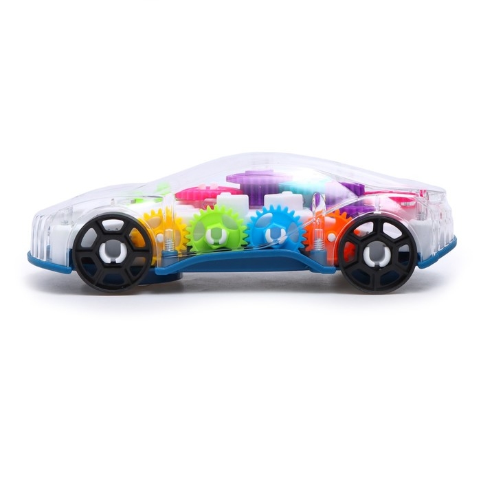 Машина «Шестерёнки», свет и звук, работает от батареек Машина «Шестерёнки», свет и звук, работает от батареек