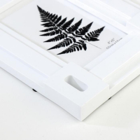 Фоторамка пластик на 3 фото 10х15 см "Прямые линии" белая 53,5х17,5х2,5 см Фоторамка пластик на 3 фото 10х15 см "Прямые линии" белая 53,5х17,5х2,5 см