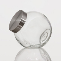 Банка стеклянная для хранения сыпучих продуктов &laquo;Твист&raquo;, 1,6 л, 11,5&times;16 см, с металлической крышкой