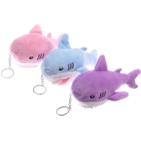 Мягкая игрушка &laquo;Акула&raquo;, на брелоке, 15 см, БЛОХЭЙ, цвета МИКС