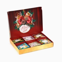 Новый год! Чай черный &laquo;Уютного праздника&raquo;, ассорти, 30 шт