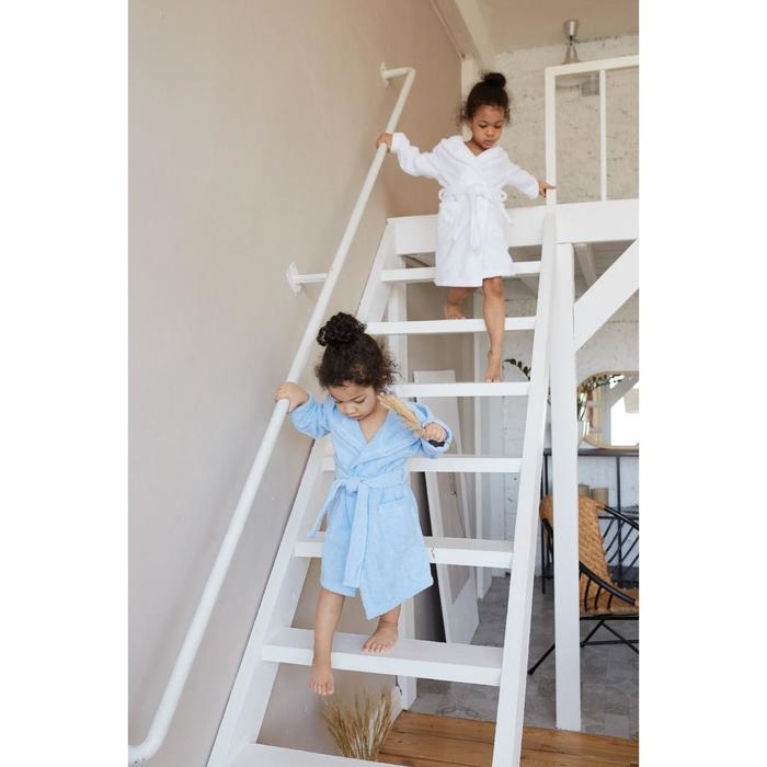 Халат махровый детский Экономь и Я р. 30, цв.нежно-голубой,100%хл 320 г/м2 Халат махровый детский Экономь и Я р. 30, цв.нежно-голубой,100%хл 320 г/м2