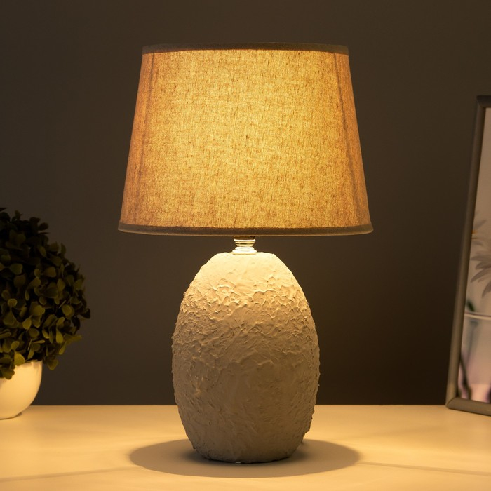 Лампа настольная 16364/1 E14 40Вт серый 22х22х36 см RISALUX Лампа настольная 16364/1 E14 40Вт серый 22х22х36 см RISALUX