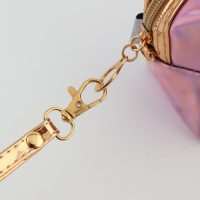 Пенал школьный &laquo;1 сентября: Lucky&raquo;, иск. кожа, 18 х 10 х 7 см, розовый цвет