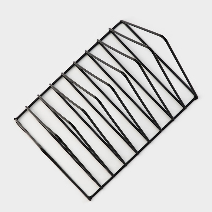 Подставка под разделочные доски Доляна &laquo;Лофт&raquo;, 26&times;18&times;21, цвет чёрный