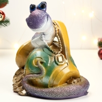 Копилка "Змея на кувшине цветная" 23х25х18см Копилка "Змея на кувшине цветная" 23х25х18см