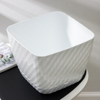 Горшок с поддоном &laquo;Классика&raquo;, 15 л, цвет белый