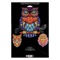 Фигурный пазл в рамке «Сова», на подложке, 76 деталей Фигурный пазл в рамке «Сова», на подложке, 76 деталей