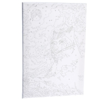 Картина по номерам на холсте с подрамником &laquo;Пантера в ночи&raquo; 20х30 см