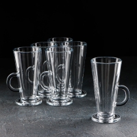 Набор кружек стеклянных &laquo;Айриш&raquo;, 270 мл, 6 шт
