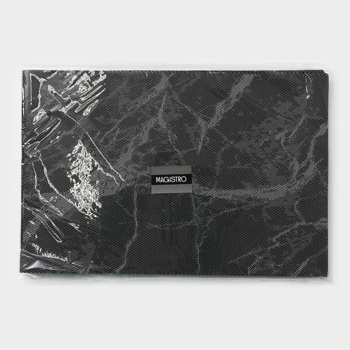 Салфетка сервировочная на стол Magistro «Мрамор», 45×30 см, цвет серый Салфетка сервировочная на стол Magistro «Мрамор», 45×30 см, цвет серый