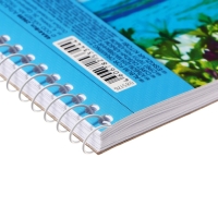 Альбом для рисования А4, 48 листов на гребне "Очарование природы", обложка мелованный картон, тиснение, блок 100 г/м2, МИКС