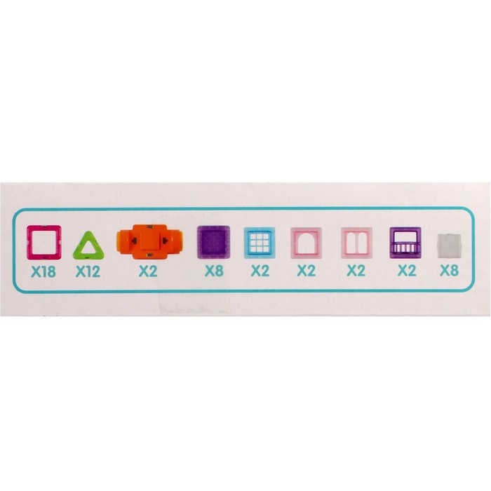 Конструктор магнитный &laquo;Мини магический магнит&raquo;, 56 деталей