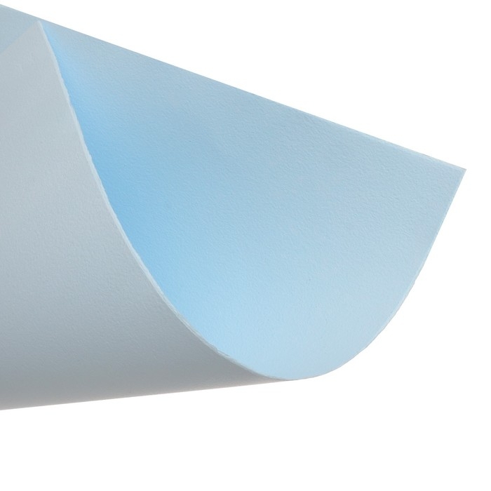 Бумага для акварели с хлопком 350х500, 5 листов, 100% хлопок, 200 г/м2, голубая Бумага для акварели с хлопком 350х500, 5 листов, 100% хлопок, 200 г/м2, голубая