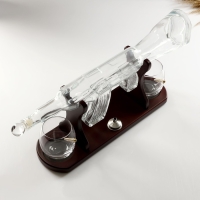 Мини-Бар Автомат, на подставке, на 2 персоны, штоф - 800 мл, бокалы 330 мл, 53 х 7 х 23 см Мини-Бар Автомат, на подставке, на 2 персоны, штоф - 800 мл, бокалы 330 мл, 53 х 7 х 23 см