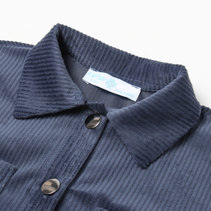 Костюм детский KAFTAN Костюм детский KAFTAN "Velvet", размер 38 (146-152), синий