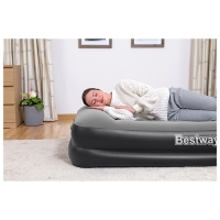 Кровать надувная Twin, 191 х 97 х 46 см, со встроенным электронасосом, 67401 Кровать надувная Twin, 191 х 97 х 46 см, со встроенным электронасосом, 67401