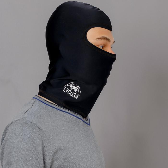 Подшлемник LYCOSA SILK-PLUS BLACK, размер L-XL