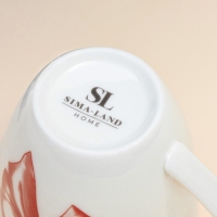 Новогодняя кружка SL Home &laquo;Прекрасное время&raquo;, 400 мл, 9&times;10 см, фарфор, белая