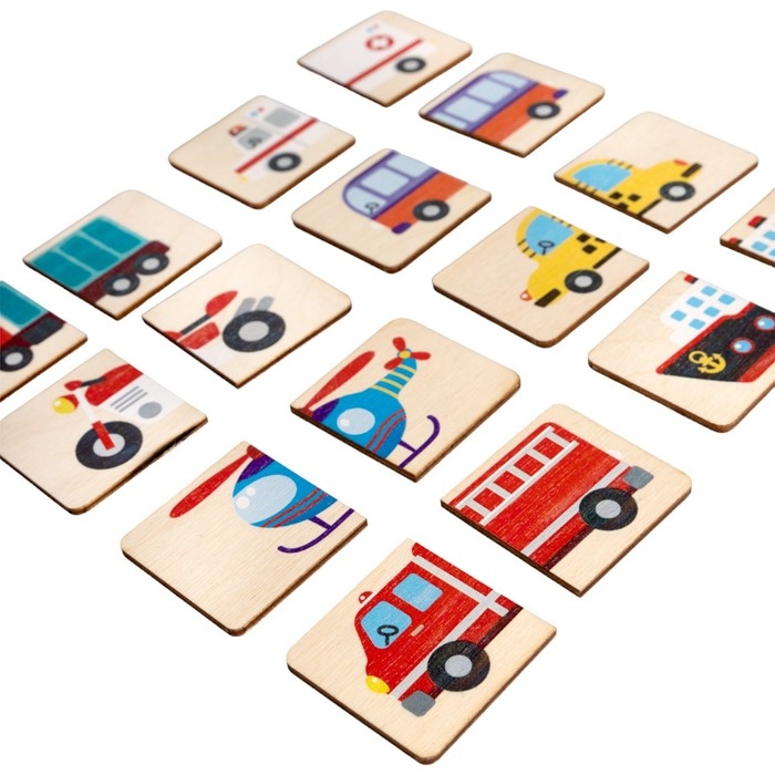 Пазлы из дерева &laquo;Половинки. Транспорт&raquo;