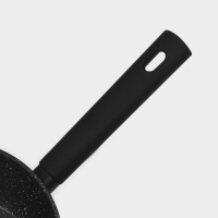 Сковорода Доляна &laquo;Первый дом&raquo;, d=24 см, h=7 см, антипригарное покрытие, индукиця, цвет чёрный