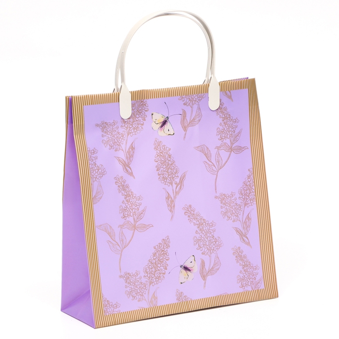 Пакет Пакет "Бабочки", 140 мкм, мягкий пластик, 23 х 25 х 9 см