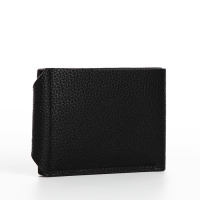 Портмоне мужское на магните, отдел для купюр, карт, монет, цвет чёрный Портмоне мужское на магните, отдел для купюр, карт, монет, цвет чёрный