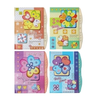 Записная книжка подарочная на замке, А6+, 48 листов, линия "Цветы", МИКС Записная книжка подарочная на замке, А6+, 48 листов, линия "Цветы", МИКС