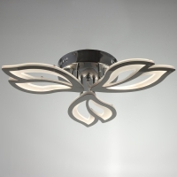 Люстра ГАЛЛОП светодиодная Листопад 60Вт LED 2700-4200К хром 58х58х9,5см Люстра ГАЛЛОП светодиодная Листопад 60Вт LED 2700-4200К хром 58х58х9,5см