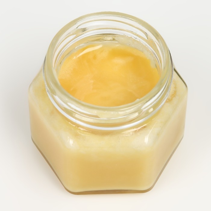 Подарочный набор новогодний &laquo;Счастья и достатка&raquo; : чай травяной, мёд кремовый хлопковый