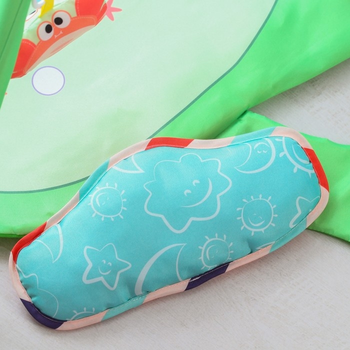 Развивающий коврик с дугами &laquo;Лягушонок&raquo;, 4 игрушки, зеркало, размер 78х69 см, Крошка Я