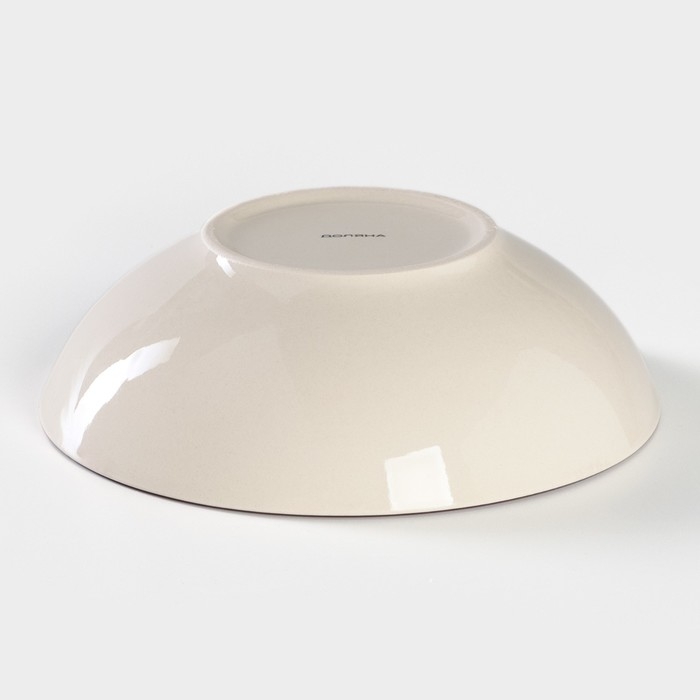 Тарелка керамическая глубокая Доляна «Морской мир», 540 мл, d=18 см, цвет жёлтый Тарелка керамическая глубокая Доляна «Морской мир», 540 мл, d=18 см, цвет жёлтый