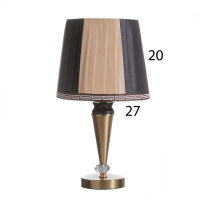 Лампа настольная "Крис" 1х40Вт Е27 бронза 25х25х46,5см Лампа настольная "Крис" 1х40Вт Е27 бронза 25х25х46,5см