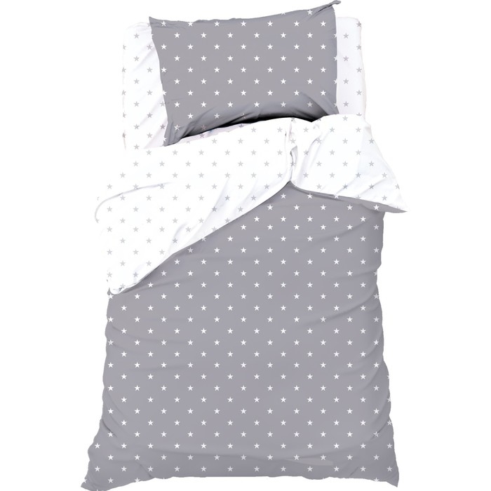 Постельное бельё Этель 1, 5 сп &laquo;Звёздочки&raquo;, 143х215 см, 150х214 см, 50х70 см -1 шт, 100% хлопок