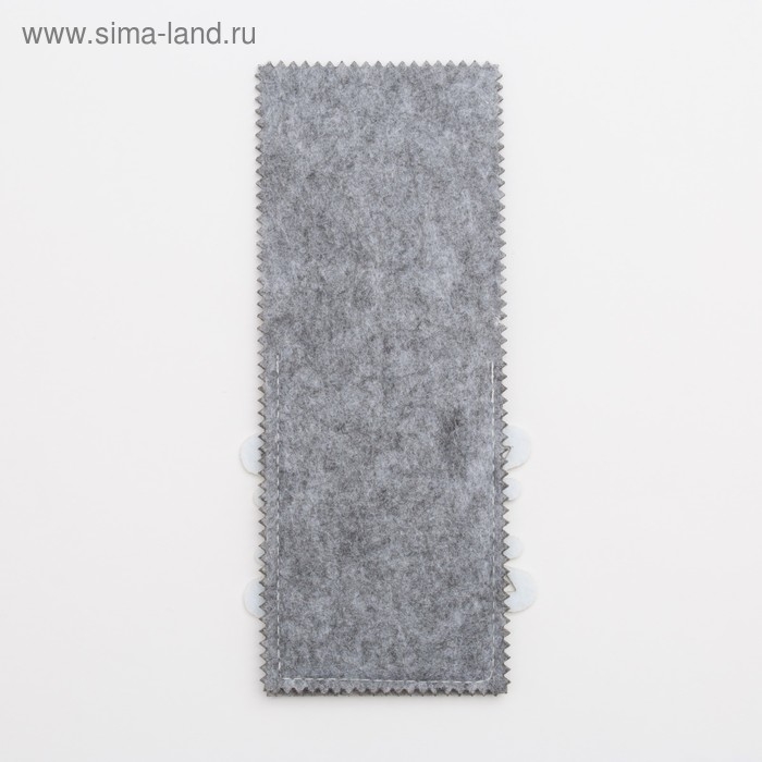 Новый год. Конверт для столовых предметов &laquo;Снежинка&raquo; 8х22 см, 100% п/э, фетр